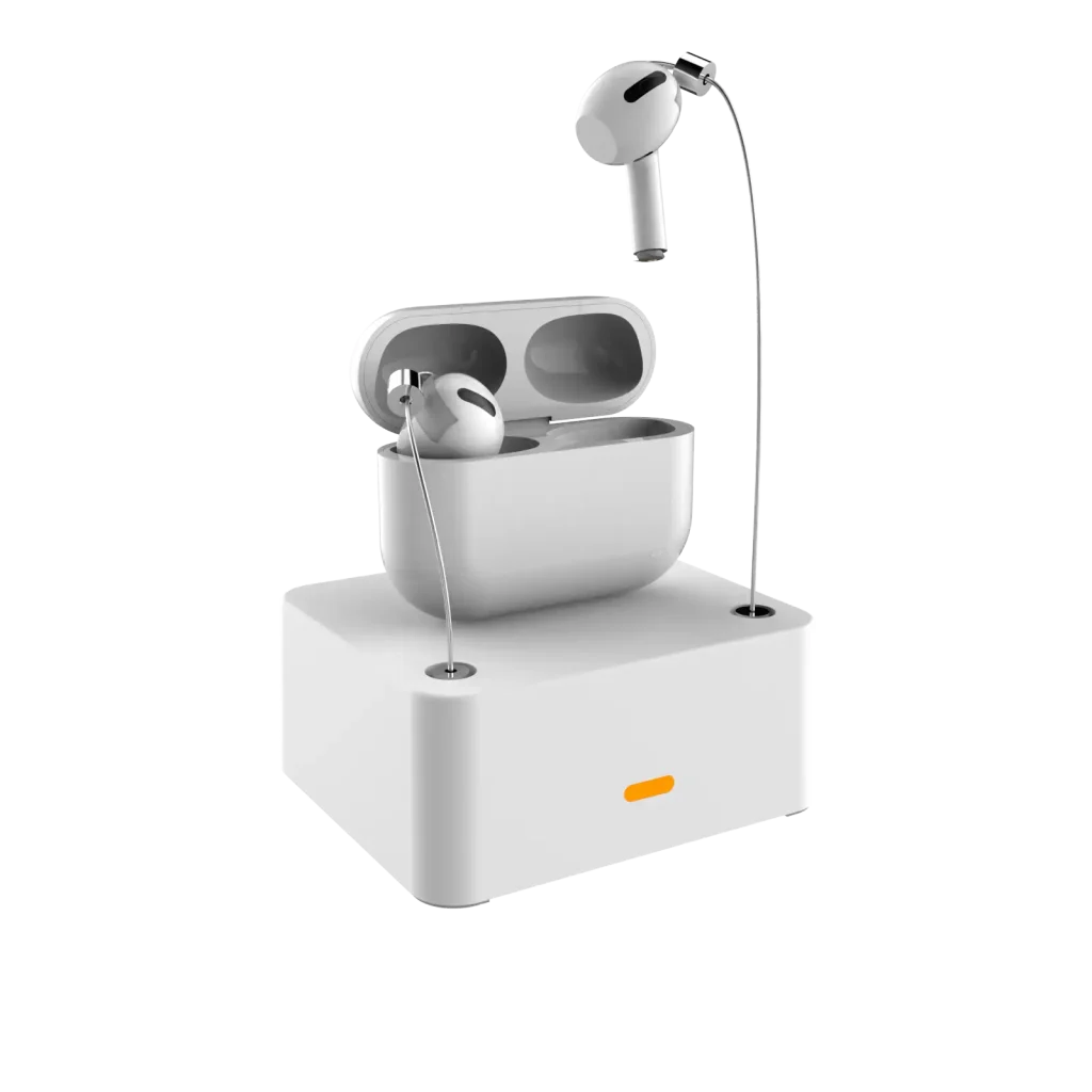 Pantalla de seguridad de los auriculares inalámbricos ZXA702